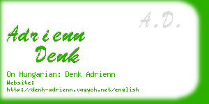 adrienn denk business card